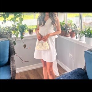 Jenny Yoo White High Low Dress